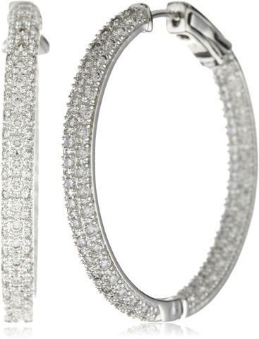 Kenneth Jay Lane Hoop Earrings