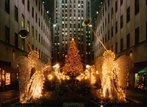 NYC Families - Rockefeller at Xmas