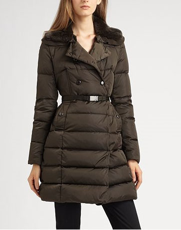 Fur-Lined Puffer Coat