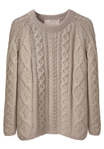 Alpaca Handknit Sweater by La Garconne Moderne