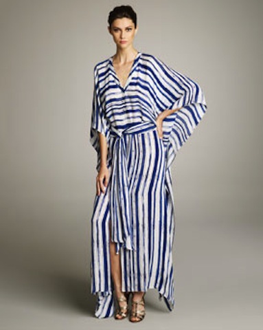 Escada Striped Kaftan