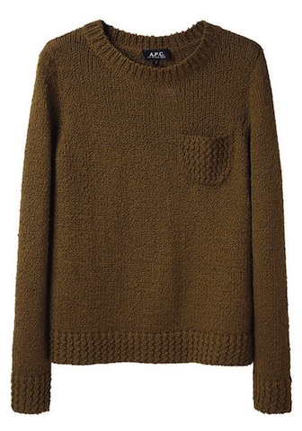 Crewneck Pocket Sweater