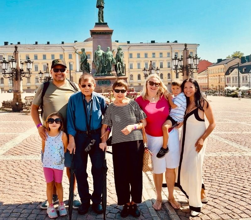 Founder note family photo