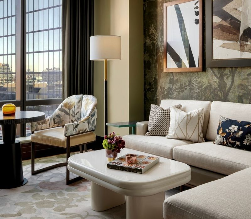 Raffles Boston Living room